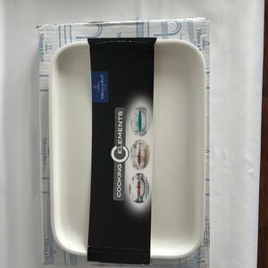 Villeroy Boch Cooking Elements Rectangular Serving Dish Cover White 36x26cm